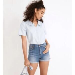 Madewell High Rise Cut Off Denim Shorts